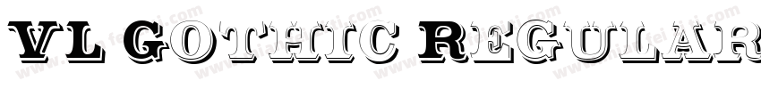 VL Gothic Regular VL PGothic Regula字体转换